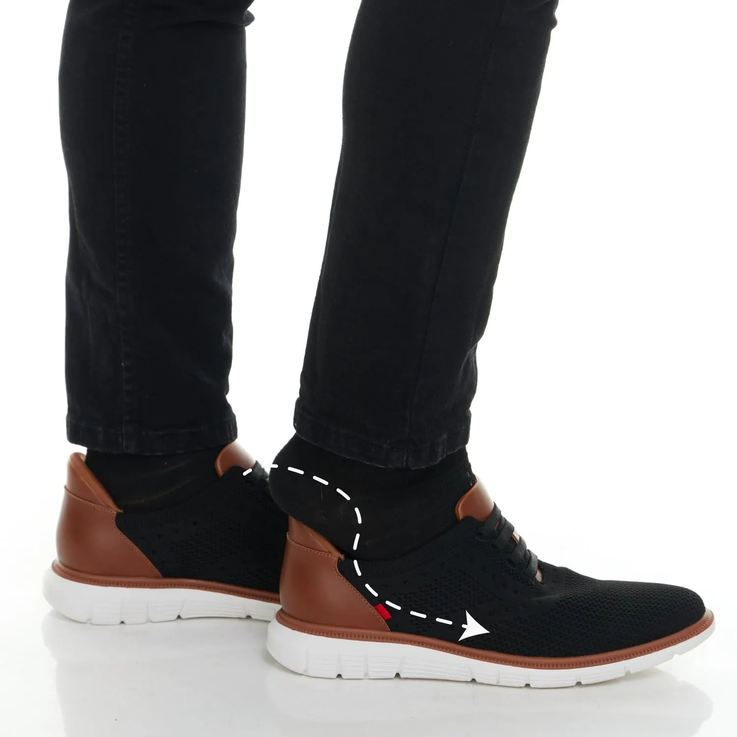 Marc Joseph New York Mens Hands Free Slip On Casual Dress Sneakers Mesh Oxfords Lightweight Breathable Walking Shoes