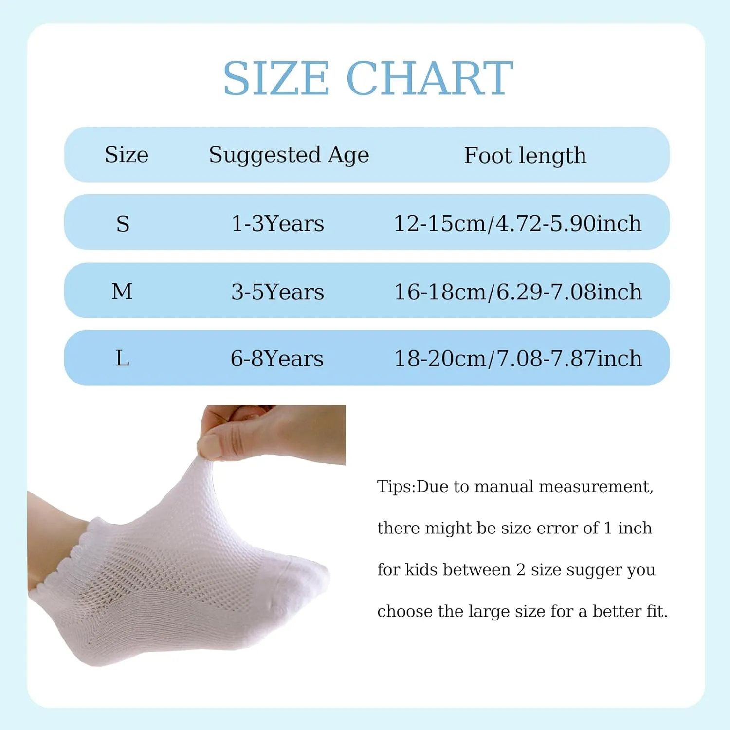 Meeshine Baby Girls Boys Mesh Thin Socks Toddler Low Cut Cotton Ankle No Show Socks for 1-8T Kids(5 Pairs)