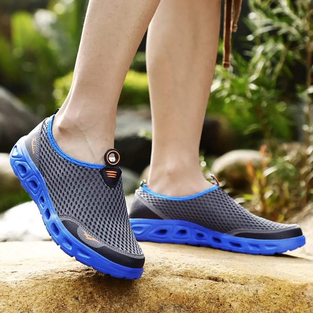 Men Women Quick Dry Water Shoes Slip-on Aqua Sport Walking Shoes