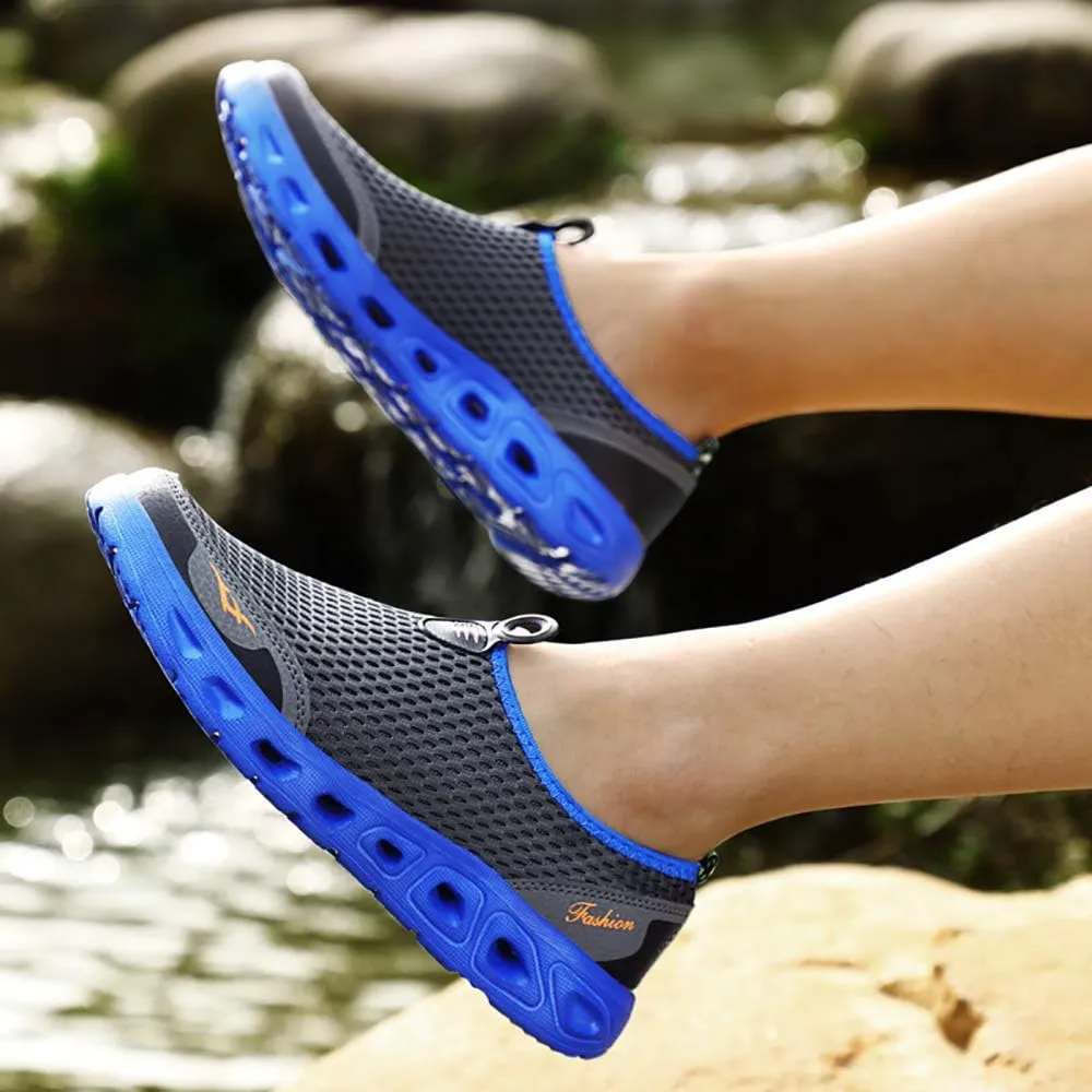 Men Women Quick Dry Water Shoes Slip-on Aqua Sport Walking Shoes