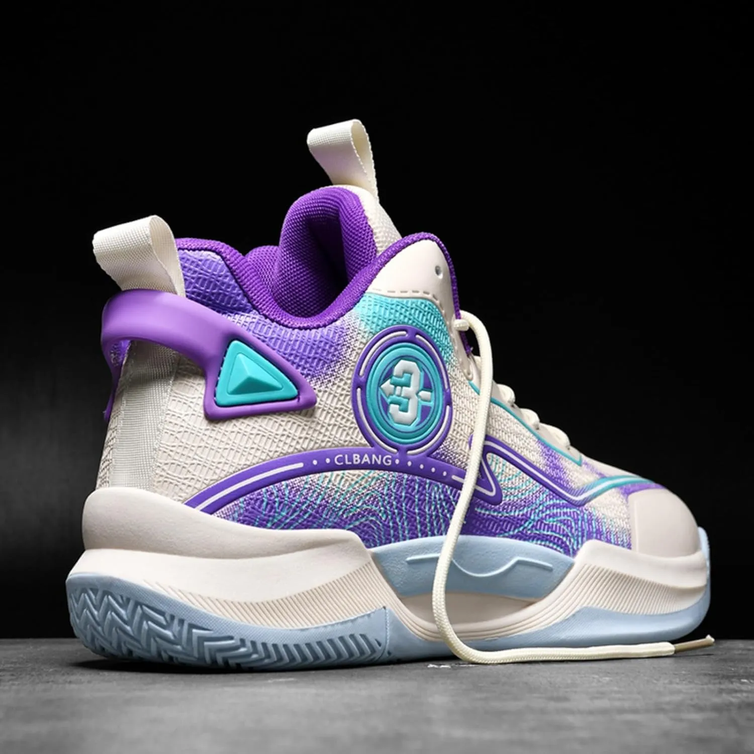 Men's High Top Basketball Shoes, Breathable Mesh Basketball Boots Suitable for Indoor/Outdoor Games
