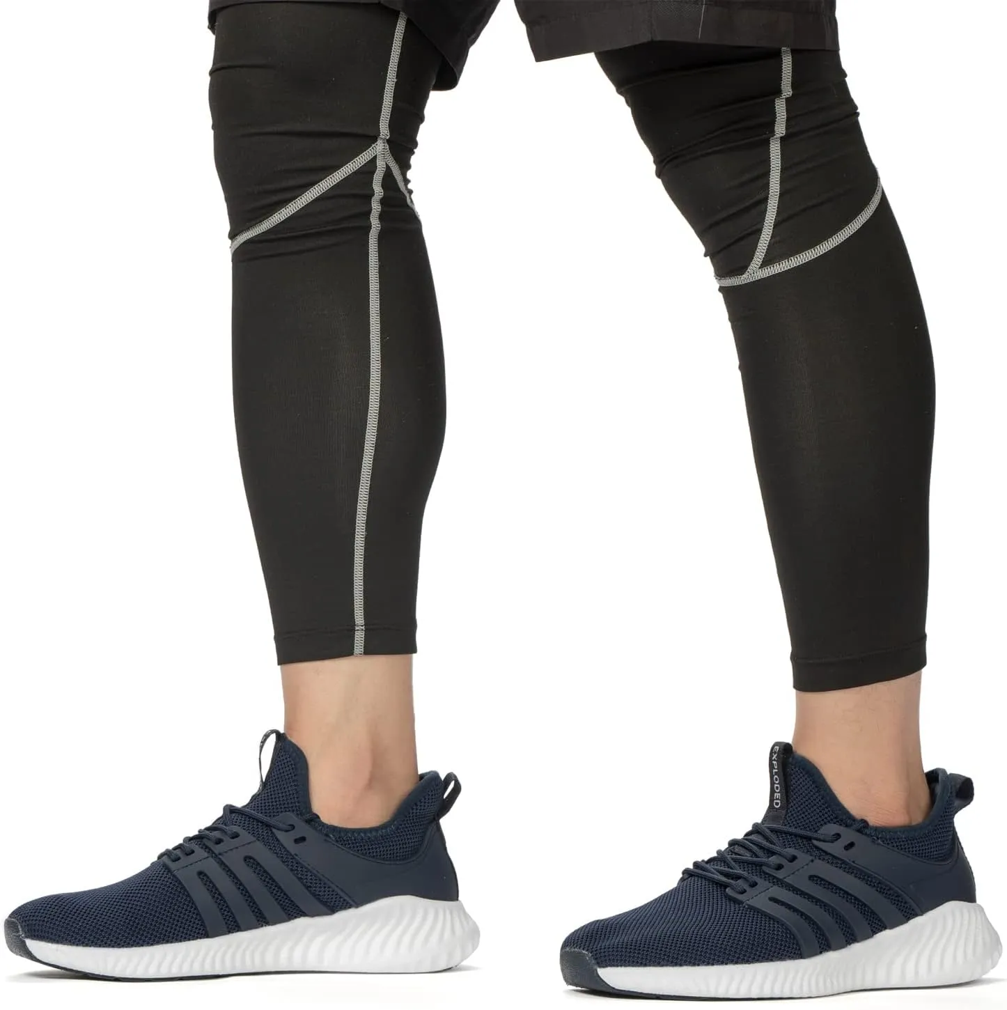 Mens Sneakers Walking Shoes - Memory Foam Athletic Tennis Running Workout Gym Ultra Lightweight Breathable Jogging Sports Shoes Slip on Casual Sneaker