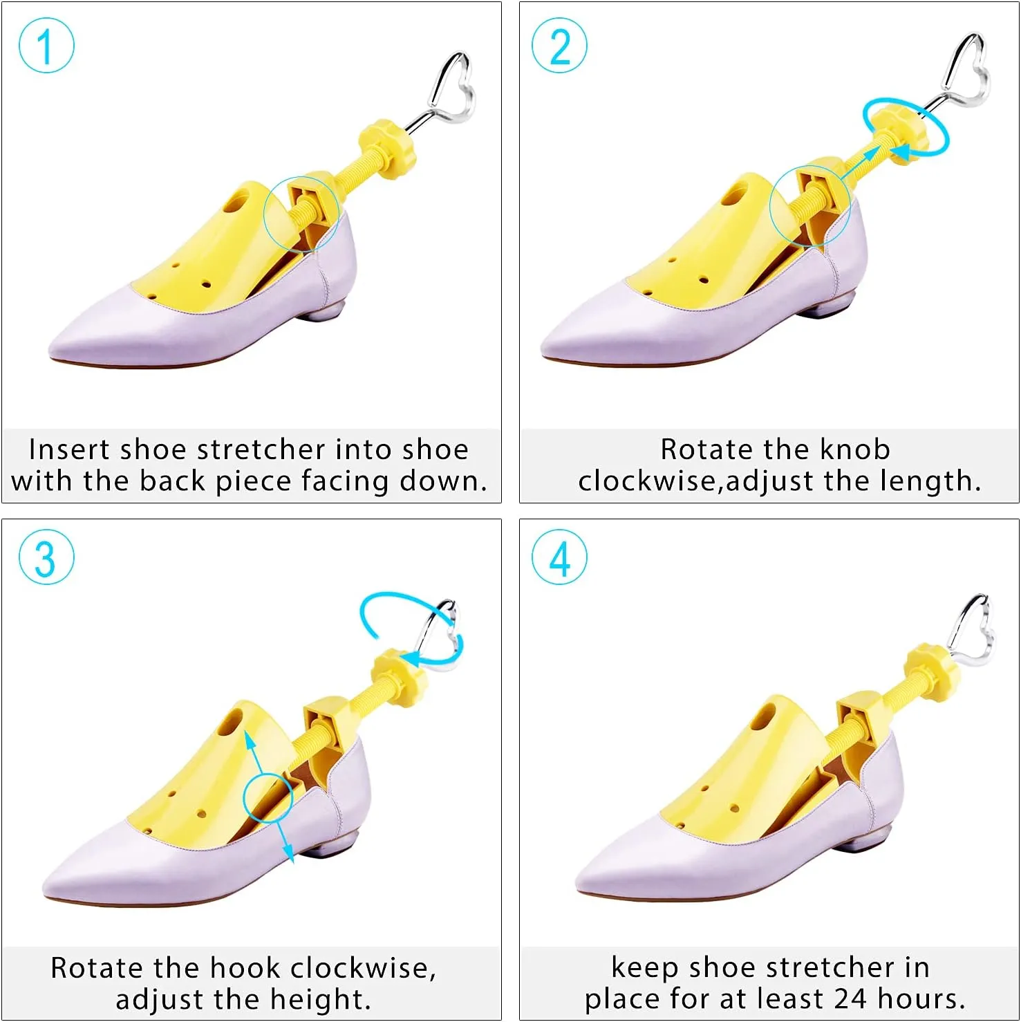 MISERWE Shoe Stretcher with Carrying Bag Professional Adjustable Shoe Stretcher for Men and Women