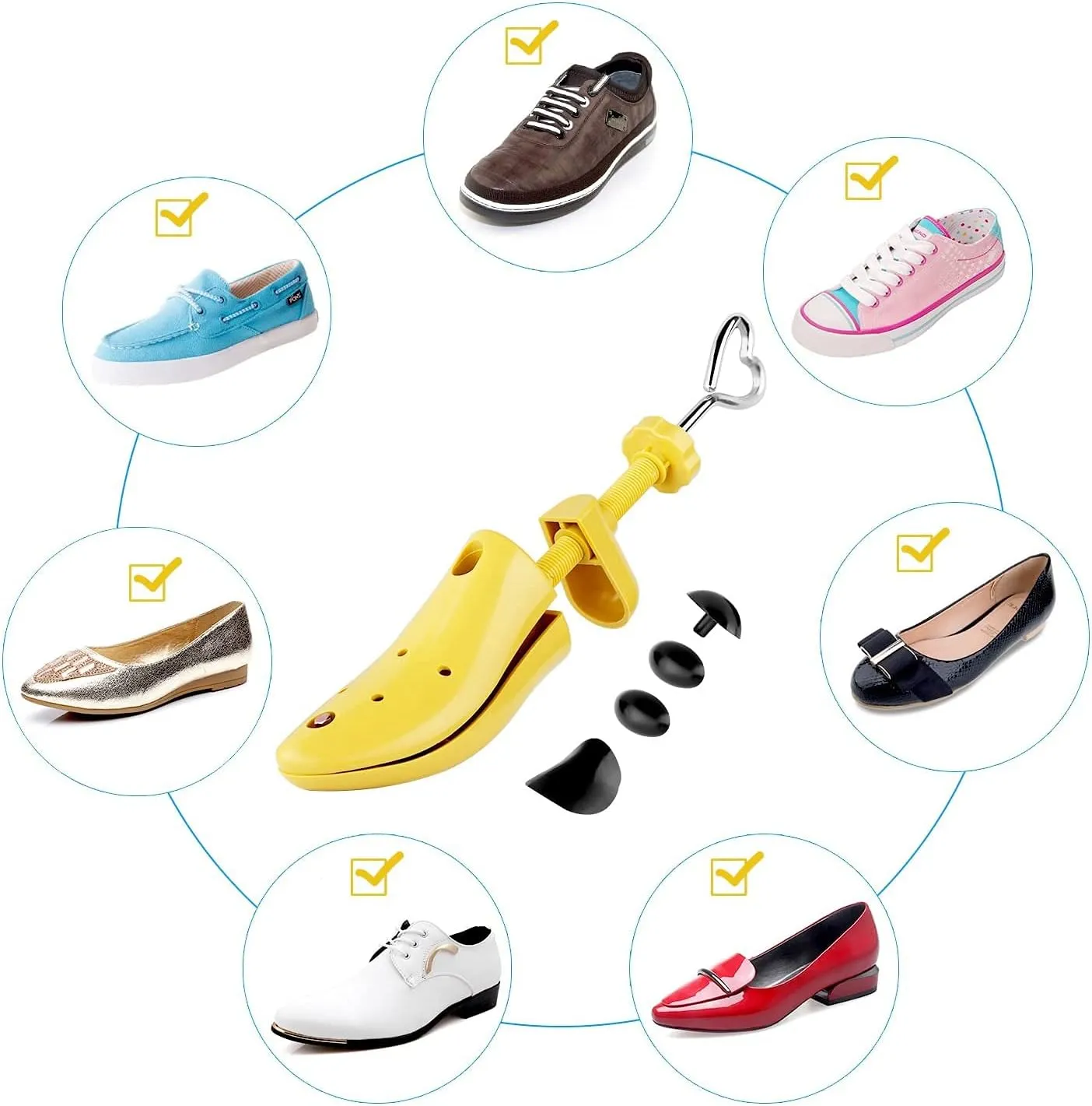 MISERWE Shoe Stretcher with Carrying Bag Professional Adjustable Shoe Stretcher for Men and Women