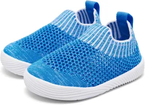 MORENDL Toddler Sandals Baby Walking Shoes Infant Slip On Water Shoes Boys Mesh Summer Sneakers Girls Tennis Shoes