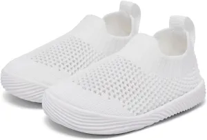 MORENDL Toddler Sandals Baby Walking Shoes Infant Slip On Water Shoes Boys Mesh Summer Sneakers Girls Tennis Shoes
