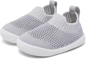 MORENDL Toddler Sandals Baby Walking Shoes Infant Slip On Water Shoes Boys Mesh Summer Sneakers Girls Tennis Shoes