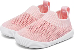MORENDL Toddler Sandals Baby Walking Shoes Infant Slip On Water Shoes Boys Mesh Summer Sneakers Girls Tennis Shoes