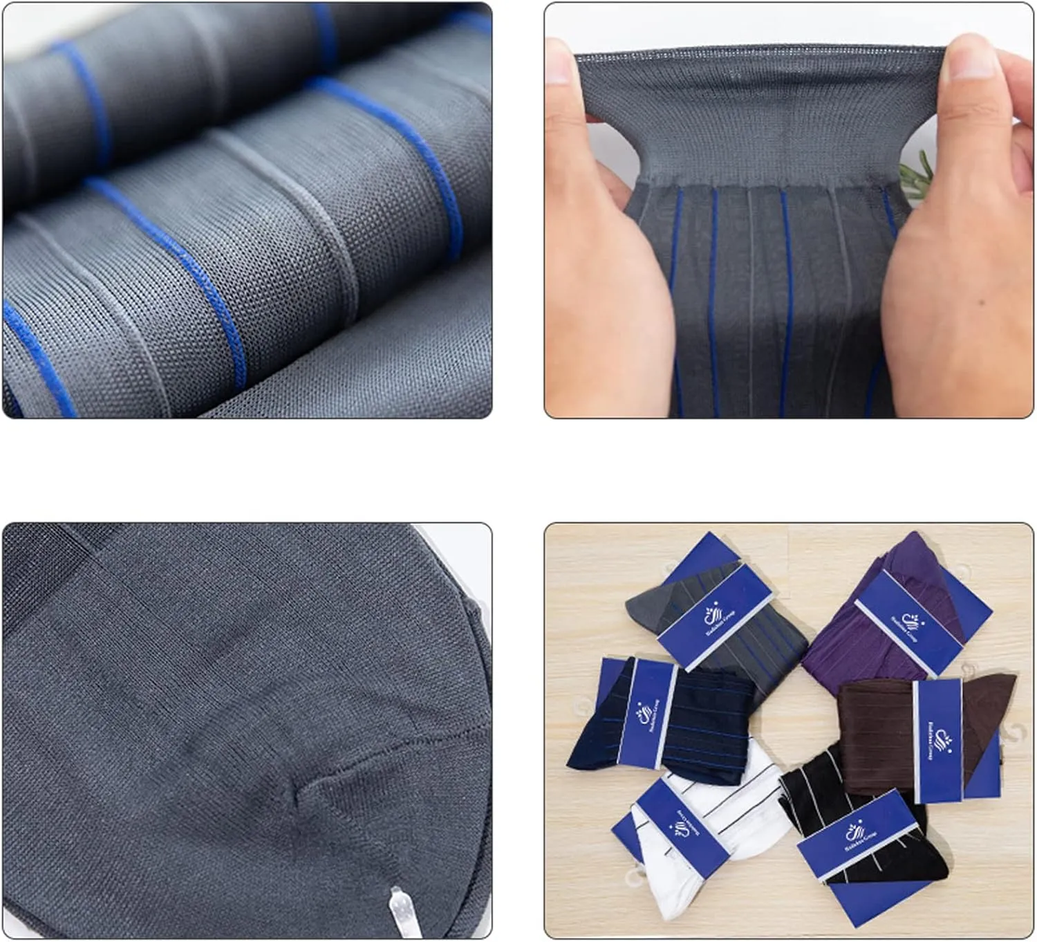 Nanxson 5/10 Pairs Men's Ultra Thin Socks Sheer Casual Sock Dress Socks