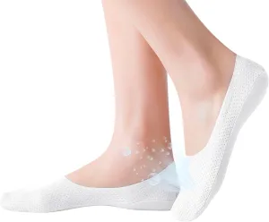 No Show Socks Womens 6 Pairs Hidden Invisible Low Cut Socks Non Slip Socks Womens Breathable Cool Thin Womens Socks