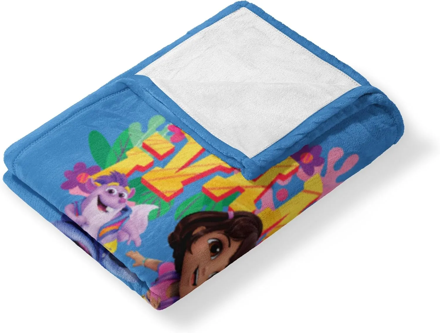 NORTHWEST Dora The Explorer Boots Pattern Silk Touch Throw Blanket, Soft Fleece, Cartoon Character, 50 x 60 inches