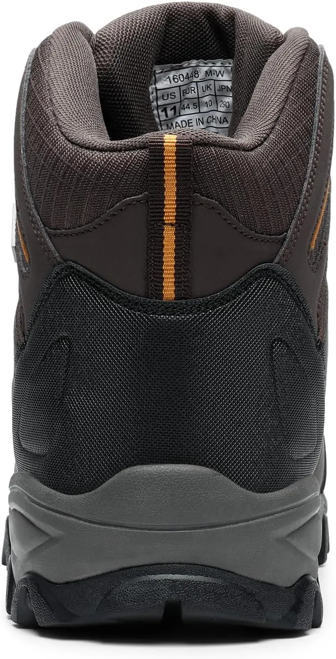 NORTIV 8 Men's Ankle High Waterproof Hiking Boots Outdoor Lightweight Shoes Trekking Trails Armadillo