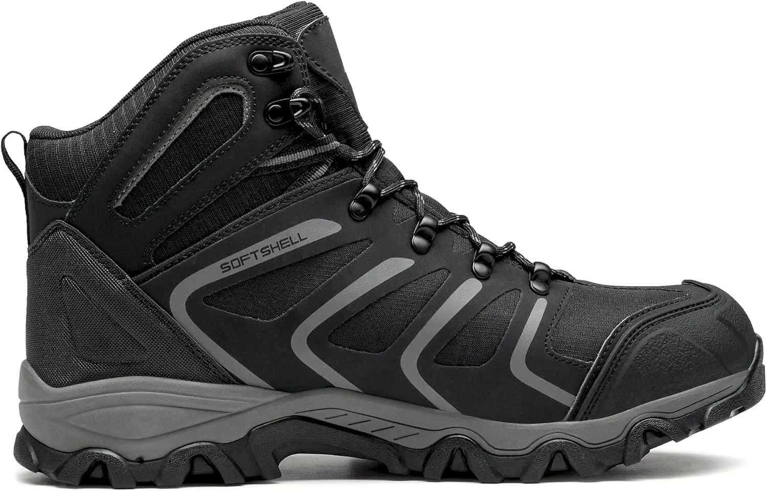 NORTIV 8 Men's Ankle High Waterproof Hiking Boots Outdoor Lightweight Shoes Trekking Trails Armadillo