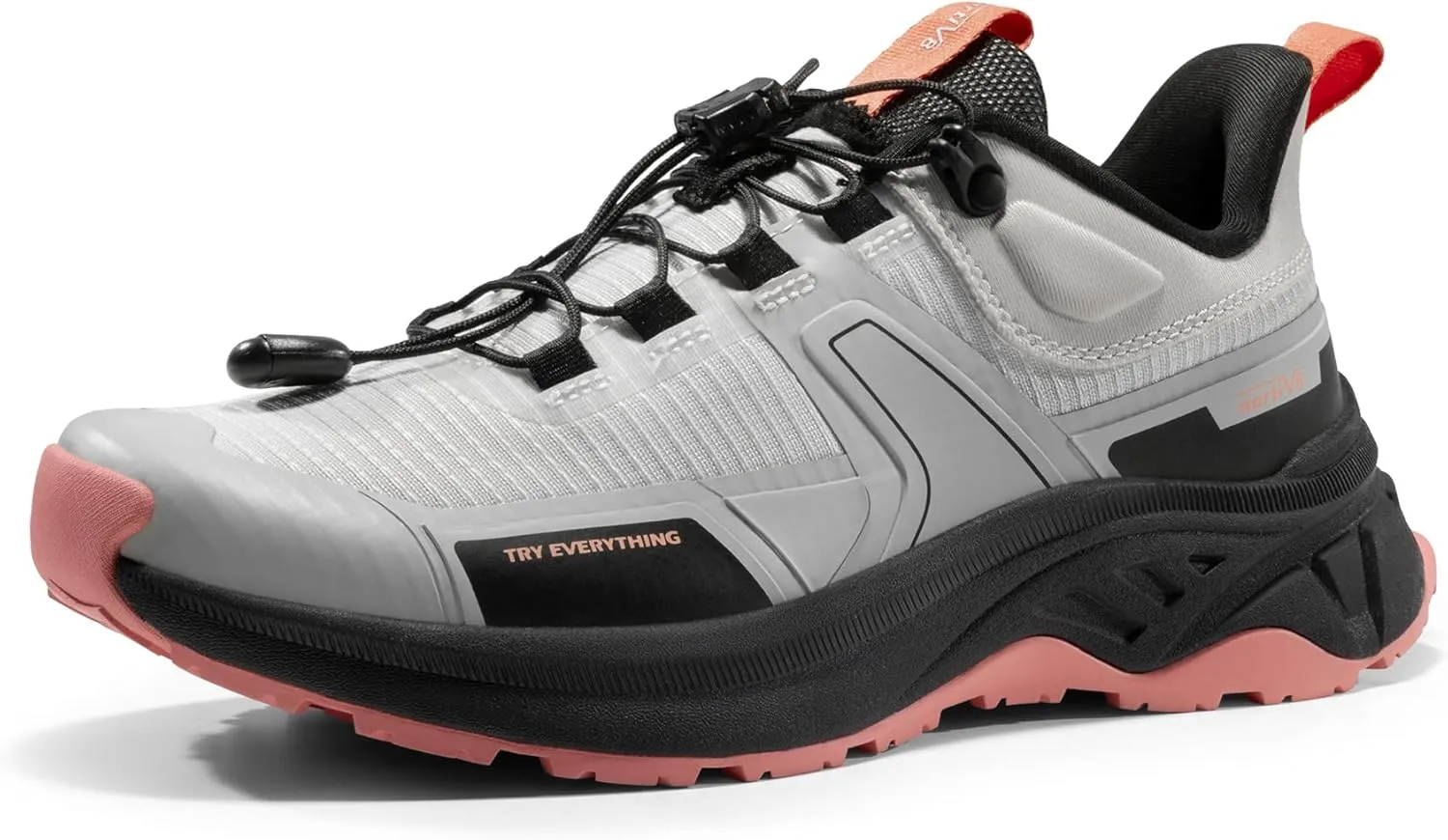 NORTIV 8 Women's Lightweight Hiking Shoes Quick Laces Outdoor Fashion Sneakers