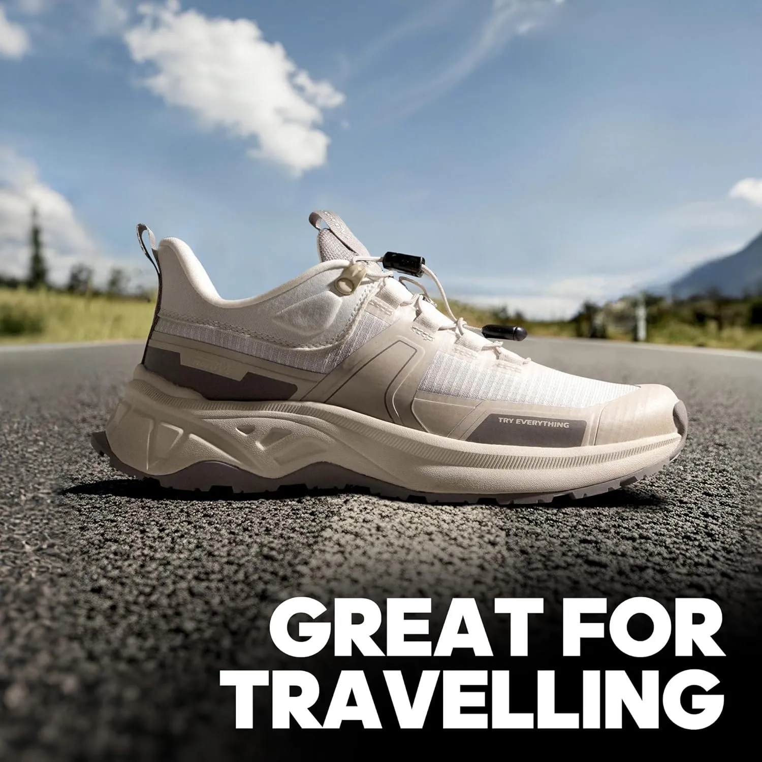 NORTIV 8 Women's Lightweight Hiking Shoes Quick Laces Outdoor Fashion Sneakers