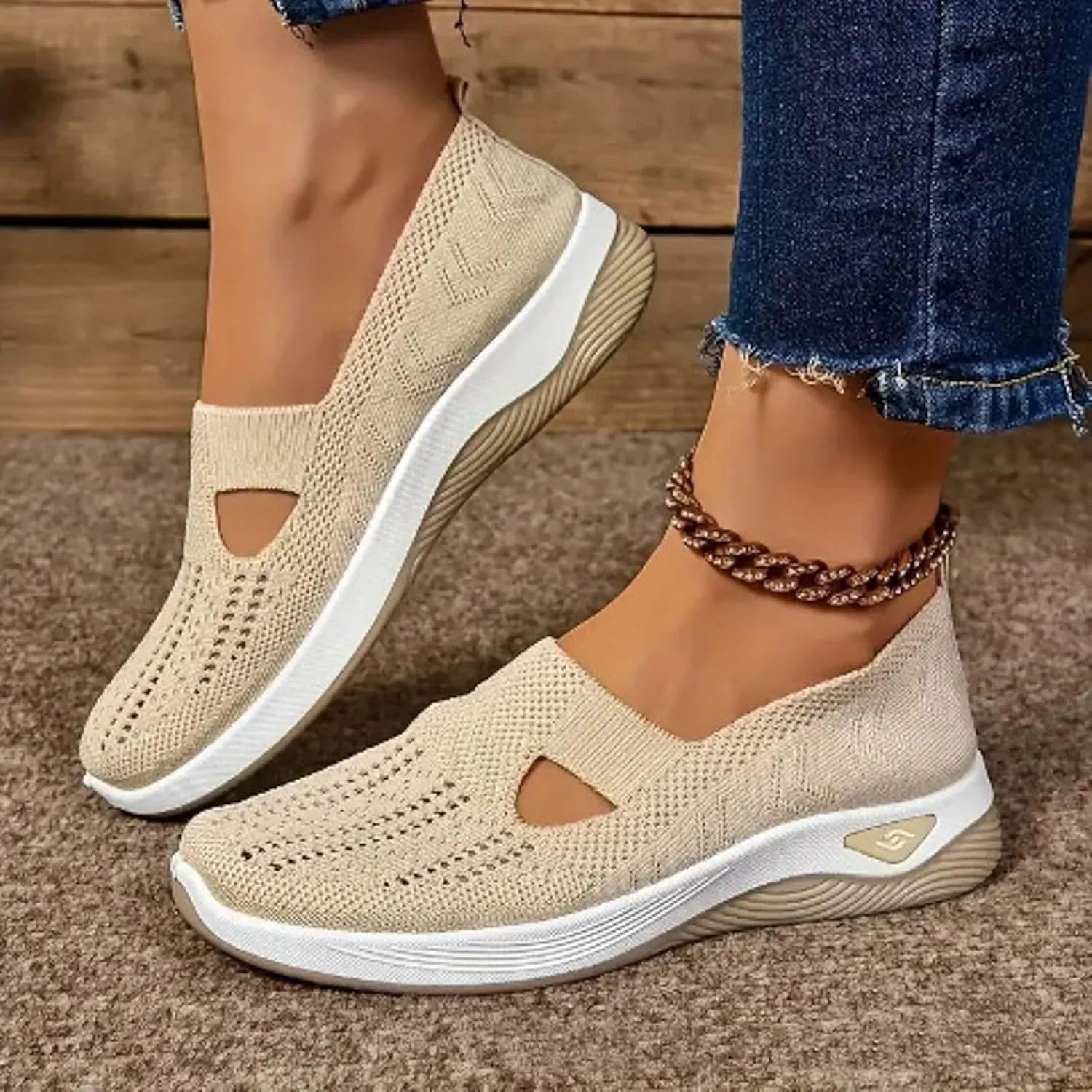 Orthopedic Shoes for Women Sandals 2025 Summer Walking Shoes Breathable Comfortable Soft Orthotic Slip-On Indoor Outdoor Casual Shoe