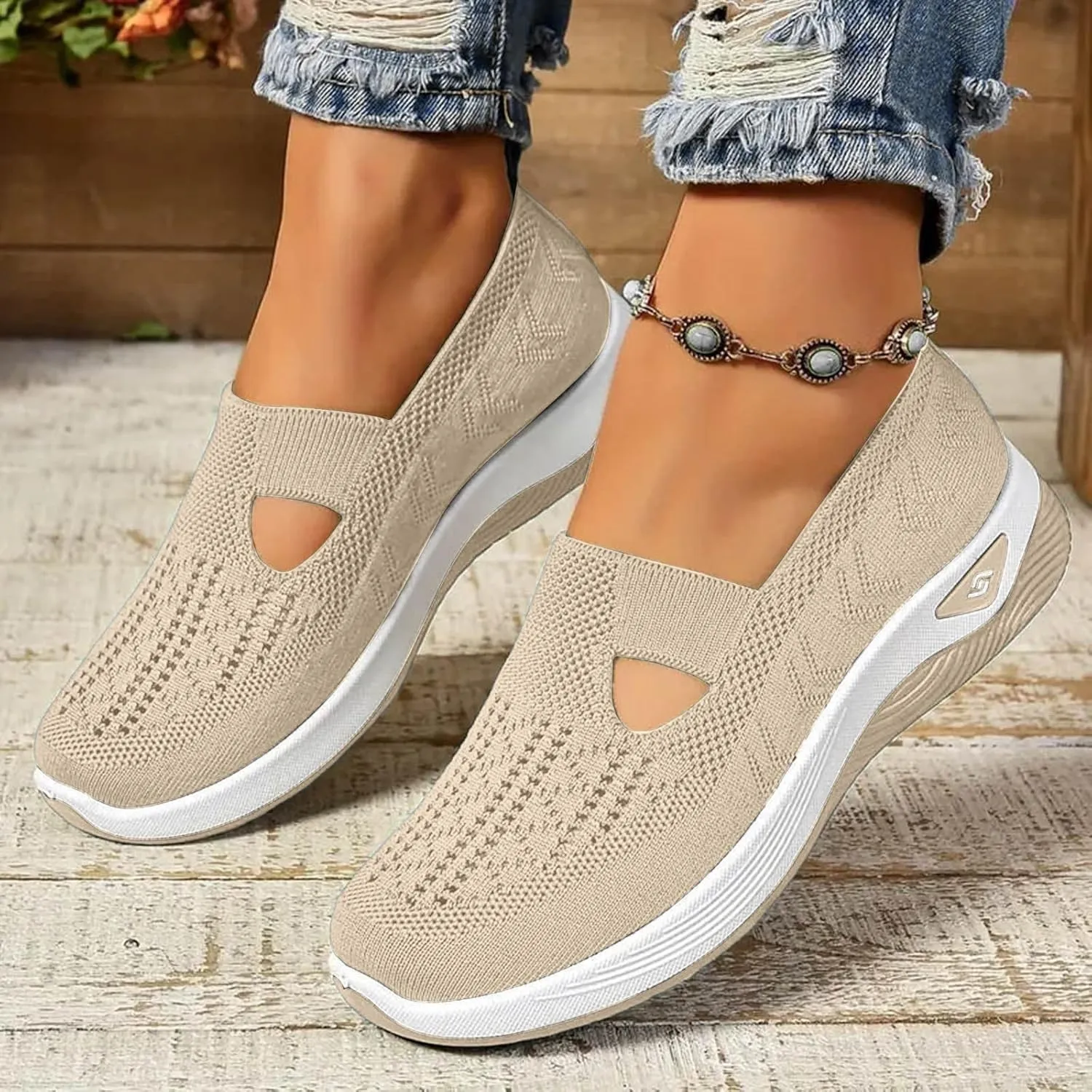 Orthopedic Shoes for Women Sandals 2025 Summer Walking Shoes Breathable Comfortable Soft Orthotic Slip-On Indoor Outdoor Casual Shoe
