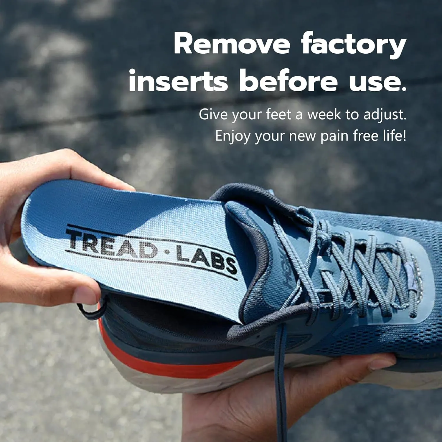 Pace Pain Relief Insole Kit for Men and Women – Extra Firm Arch Support for Plantar Fasciitis Relief and Limiting Pronation