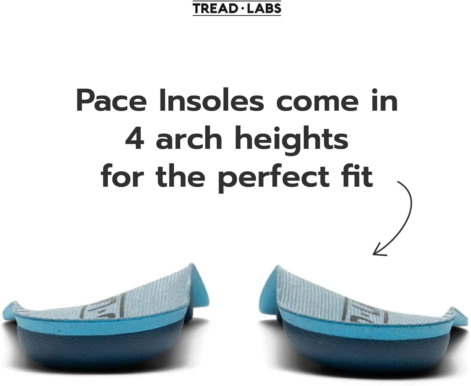 Pace Pain Relief Insole Kit for Men and Women – Extra Firm Arch Support for Plantar Fasciitis Relief and Limiting Pronation