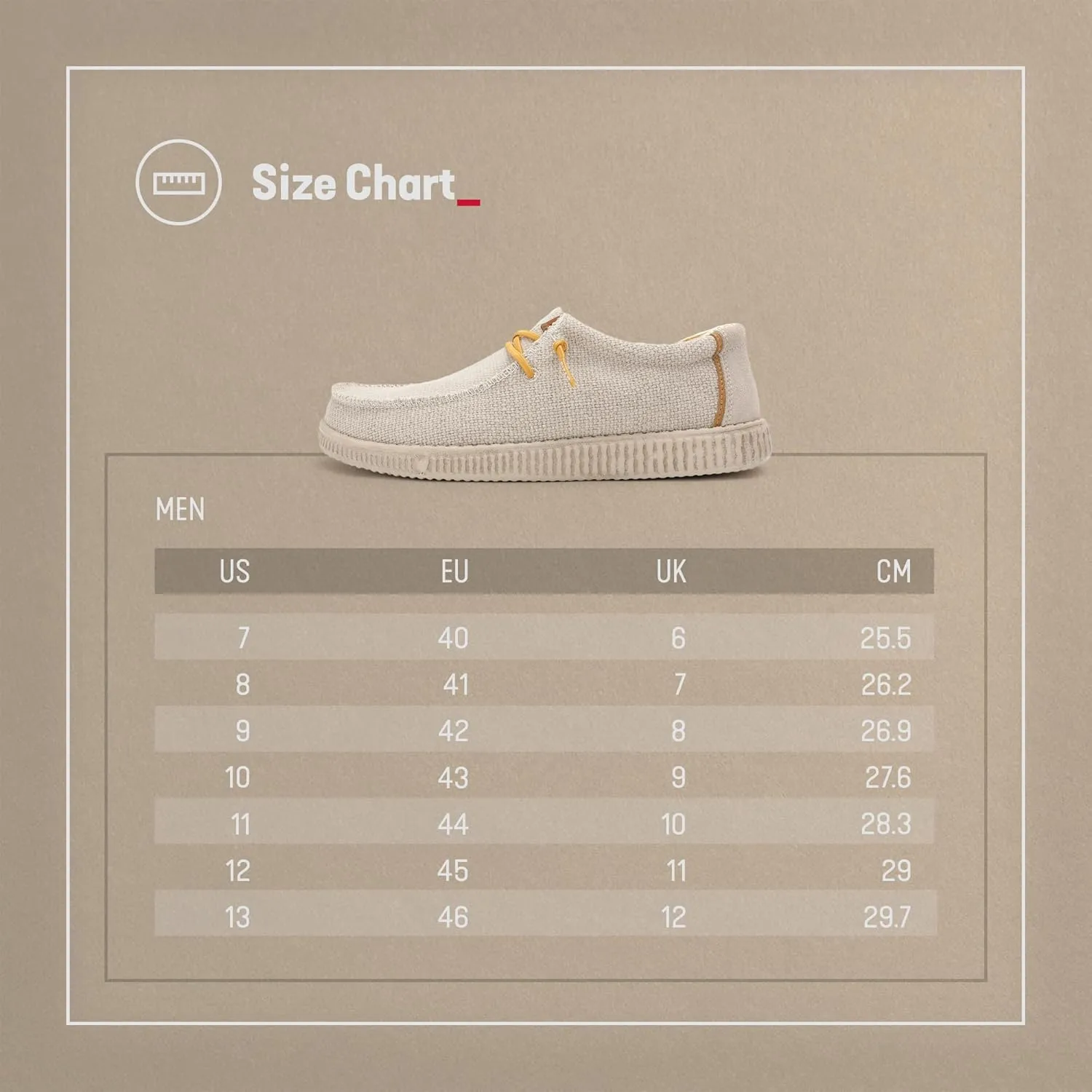 PITAS Men’s Steve Slip-On Loafers | Comfortable & Lightweight | Casual Footwear for Men | Beige