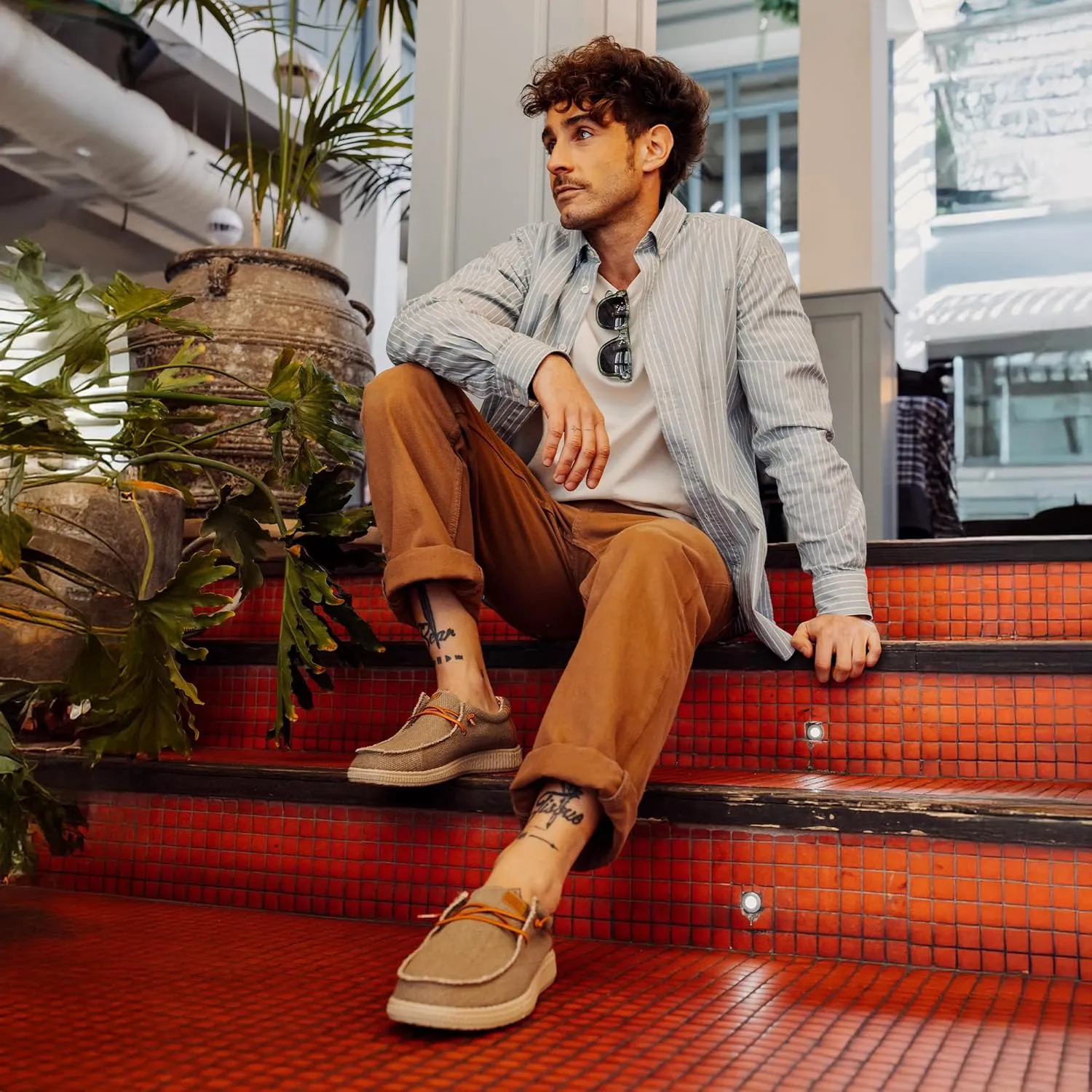 PITAS Men’s Steve Slip-On Loafers | Comfortable & Lightweight | Casual Footwear for Men | Navy