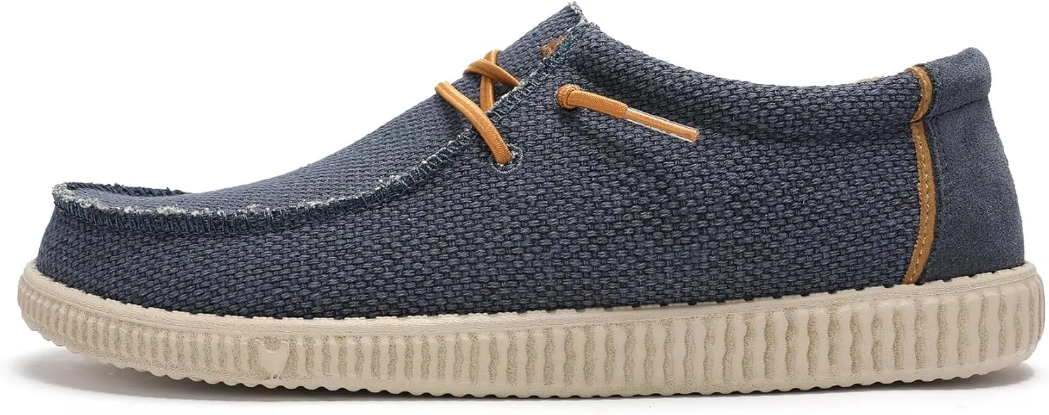 PITAS Men’s Steve Slip-On Loafers | Comfortable & Lightweight | Casual Footwear for Men | Navy