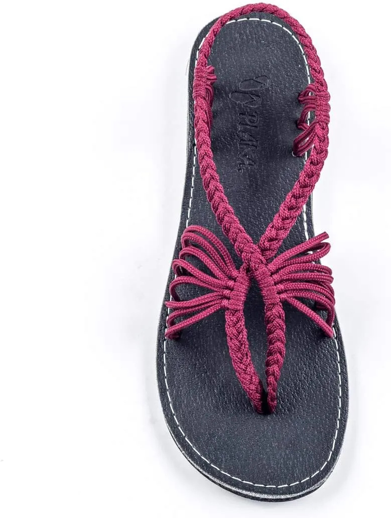 Plaka Seashell Comfortable Womens Sandals | Strappy Sandals for Women Dressy Style Perfect for Beach Walk and Poolside