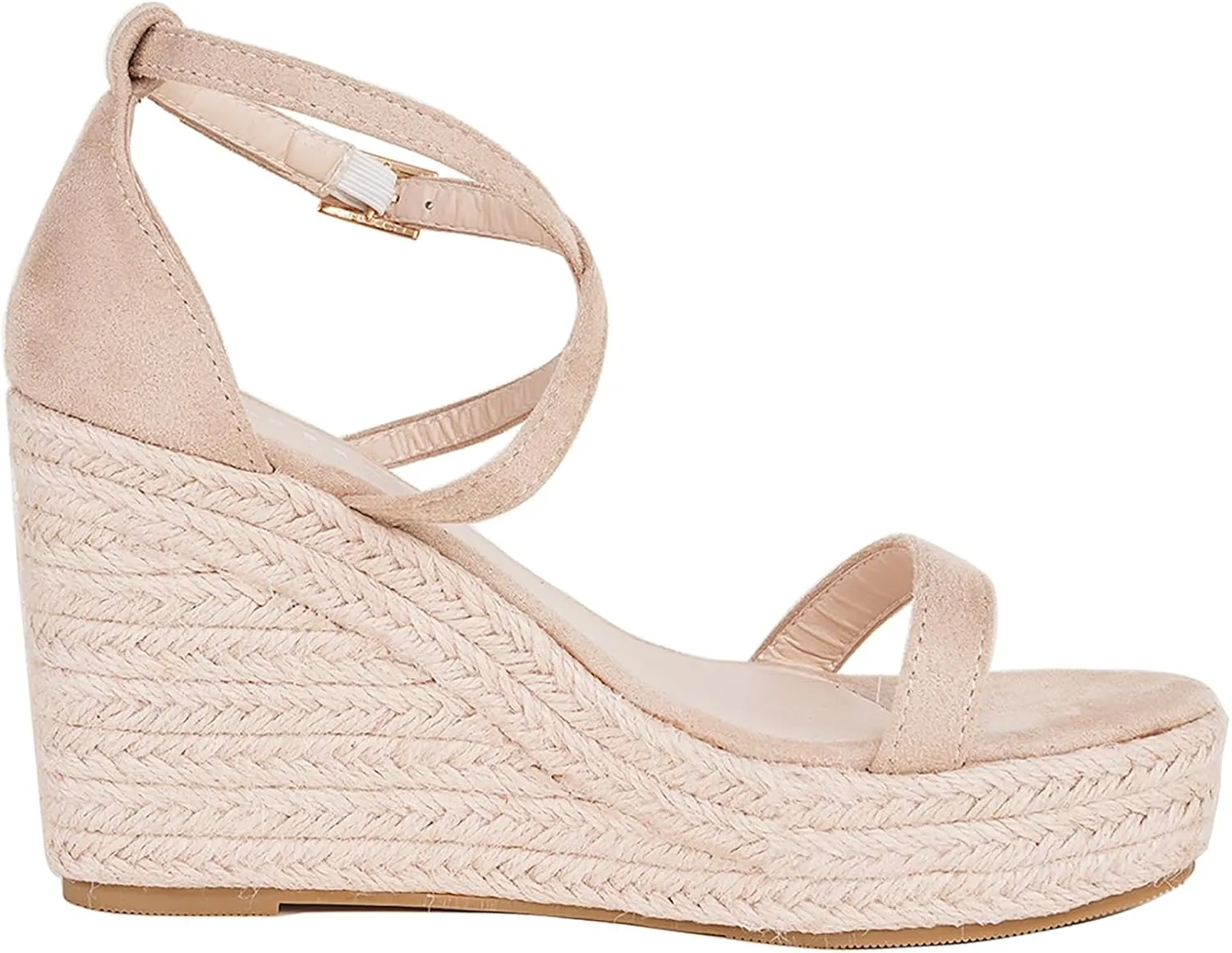 Platform High Heels Medium Width Comfortable Wedge Sandals for Women Dressy Espadrilles Wedding Summer