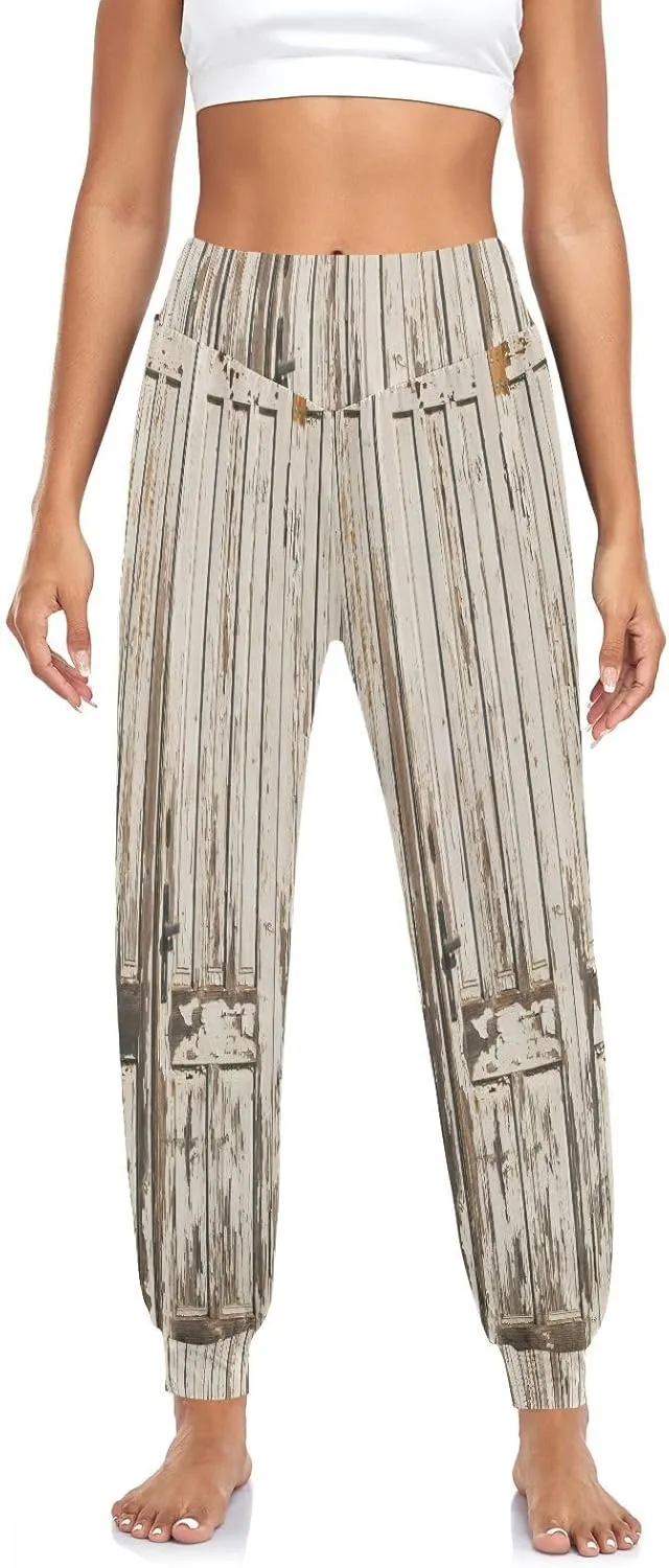 Poeticcity Women Thin Trousers Lounge Harem Sweatpants Yoga Leggings Dance Pants(S-2XL)