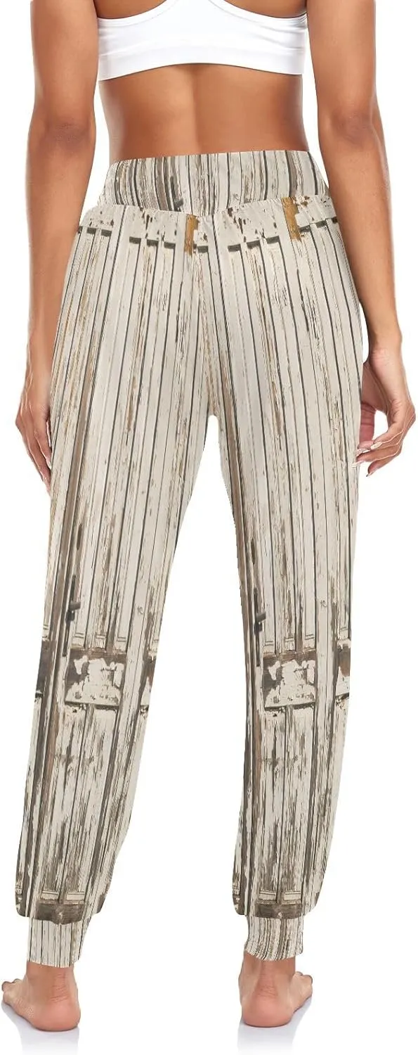 Poeticcity Women Thin Trousers Lounge Harem Sweatpants Yoga Leggings Dance Pants(S-2XL)