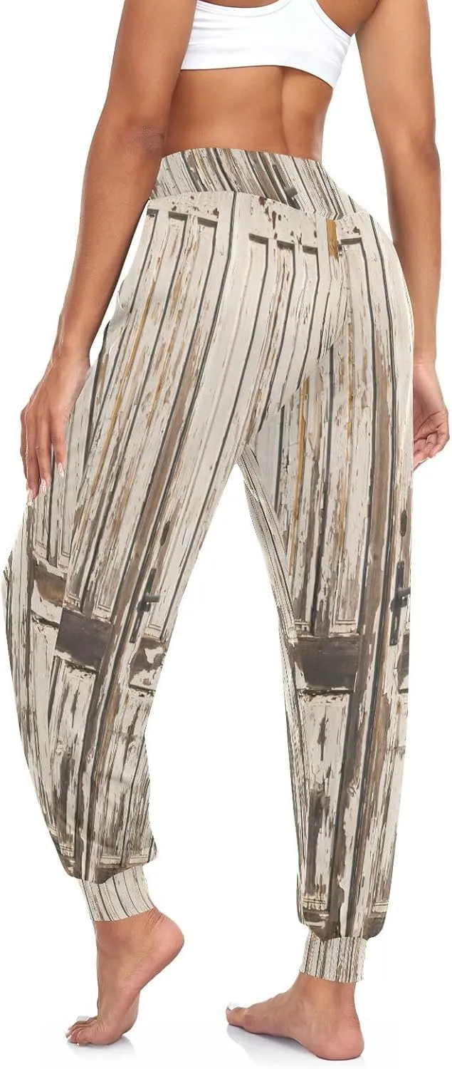 Poeticcity Women Thin Trousers Lounge Harem Sweatpants Yoga Leggings Dance Pants(S-2XL)
