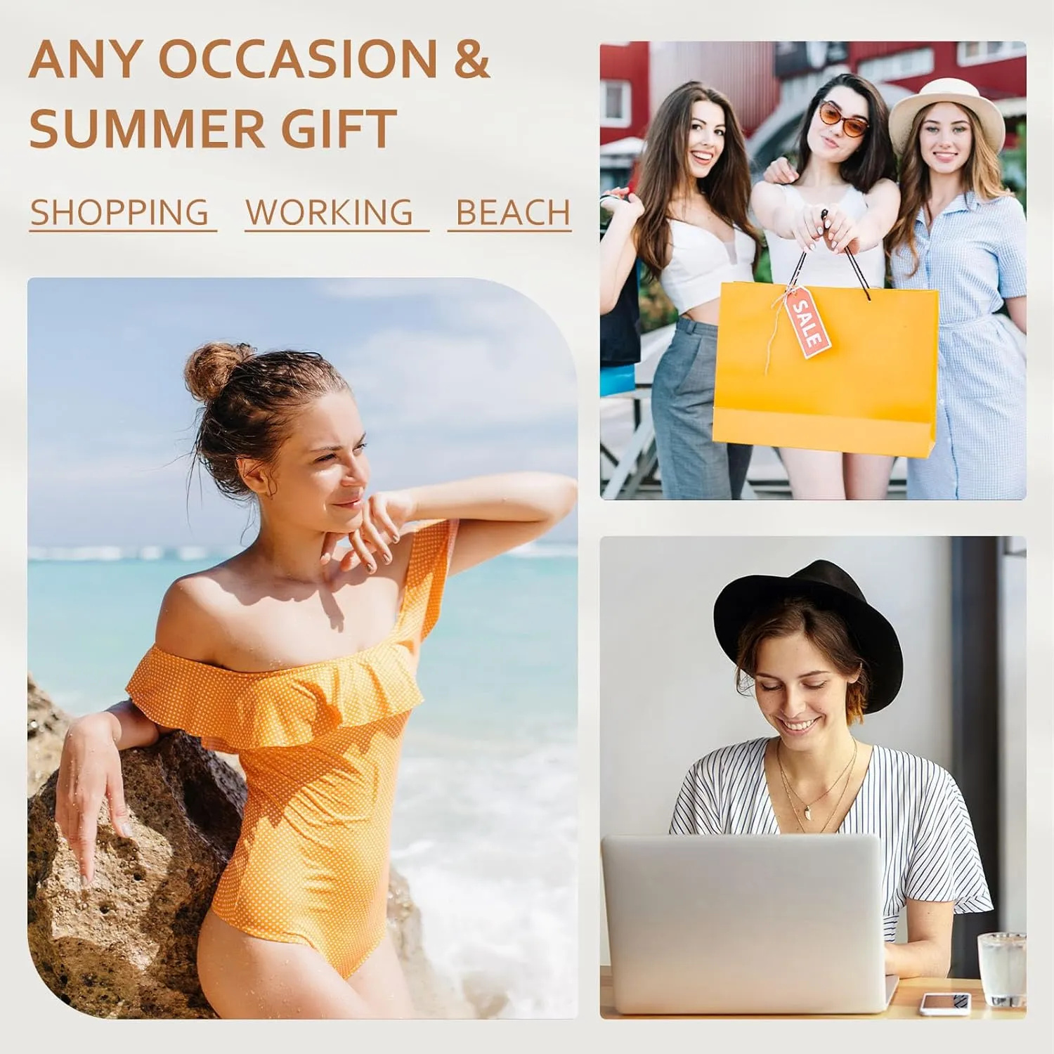 Qiucdzi Flat Sandals for Women Fashion Summer Comfortable Slip-on Casual Beach Shoes Dress Strap Elastic Sandals for lady
