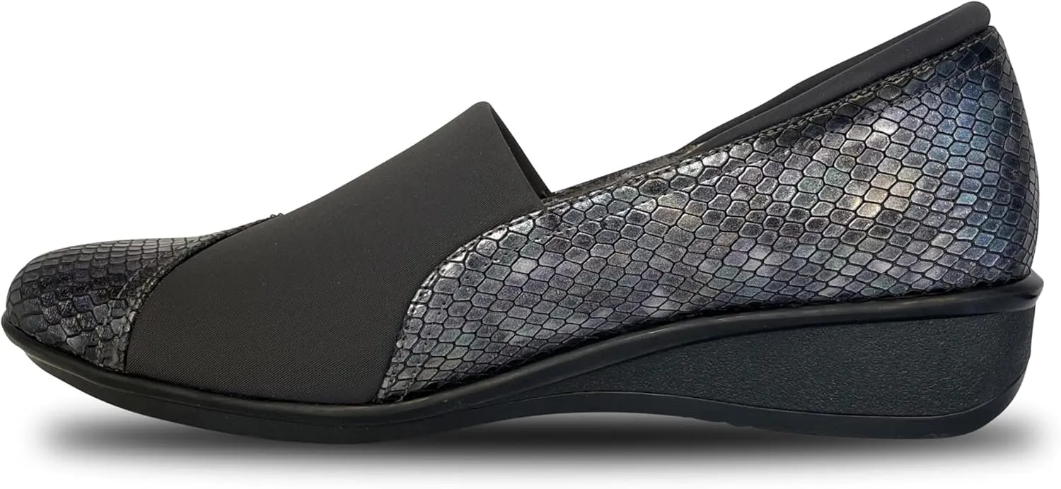 Revere Naples Women's Stretch Loafers - Comfortable Bunion-Friendly Design with Arch Support and Custom Fit