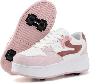 Roller Skate Shoes for Kids Boys Girls Sneakers with Detachable Wheels Sport Shoe
