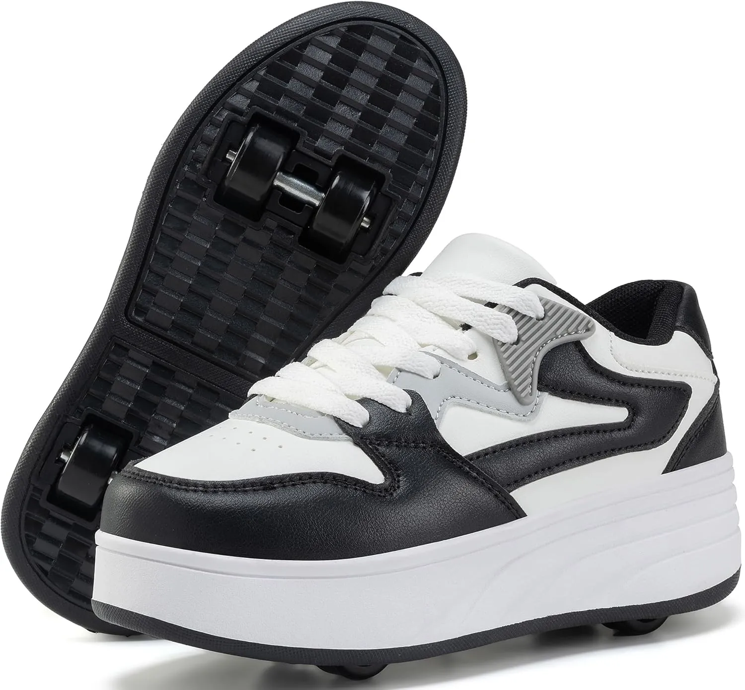 Roller Skate Shoes for Kids Boys Girls Sneakers with Detachable Wheels Sport Shoe