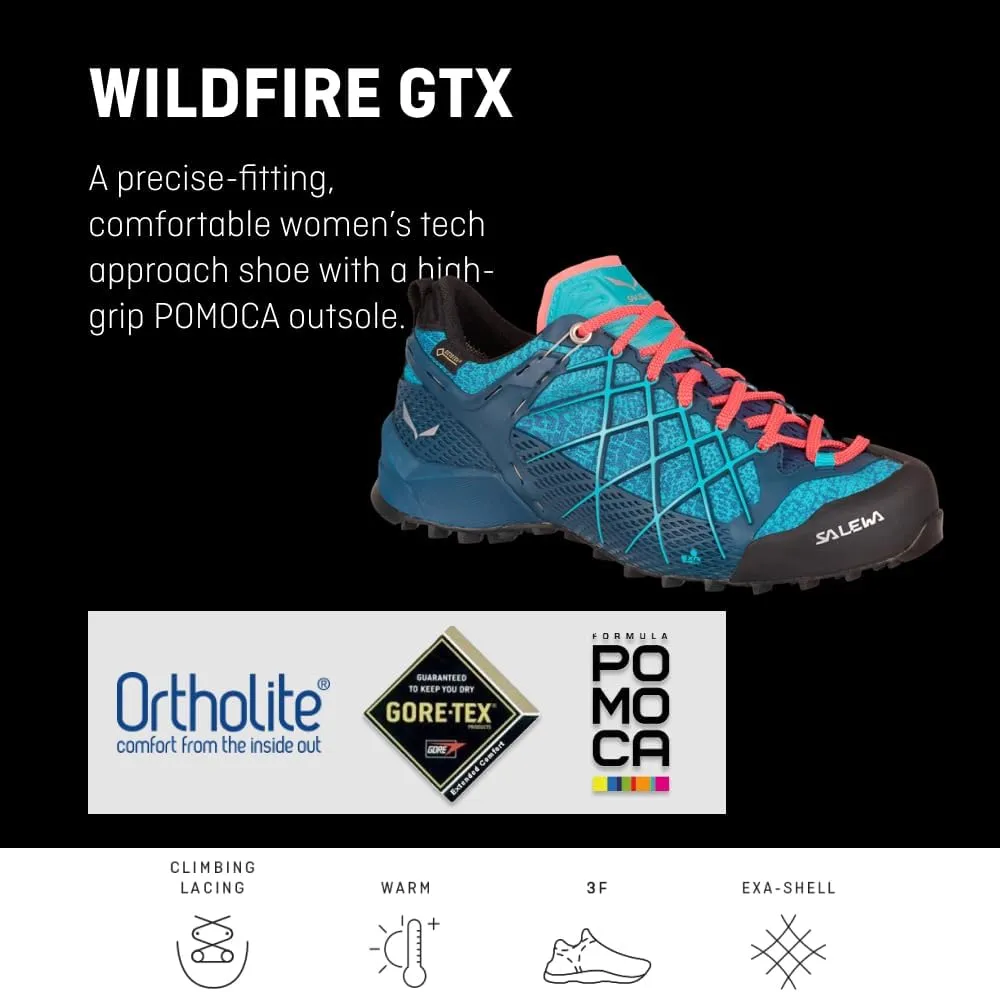 Salewa Men's Crow GTX Waterproof Gore-Tex Trail Boots for Trekking, Climbing, & Mountaineering