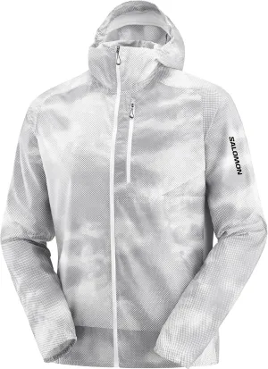 Salomon Men’s Bonatti Cross Wind, Reflective Windproof Hooded Zip-Up Jacket