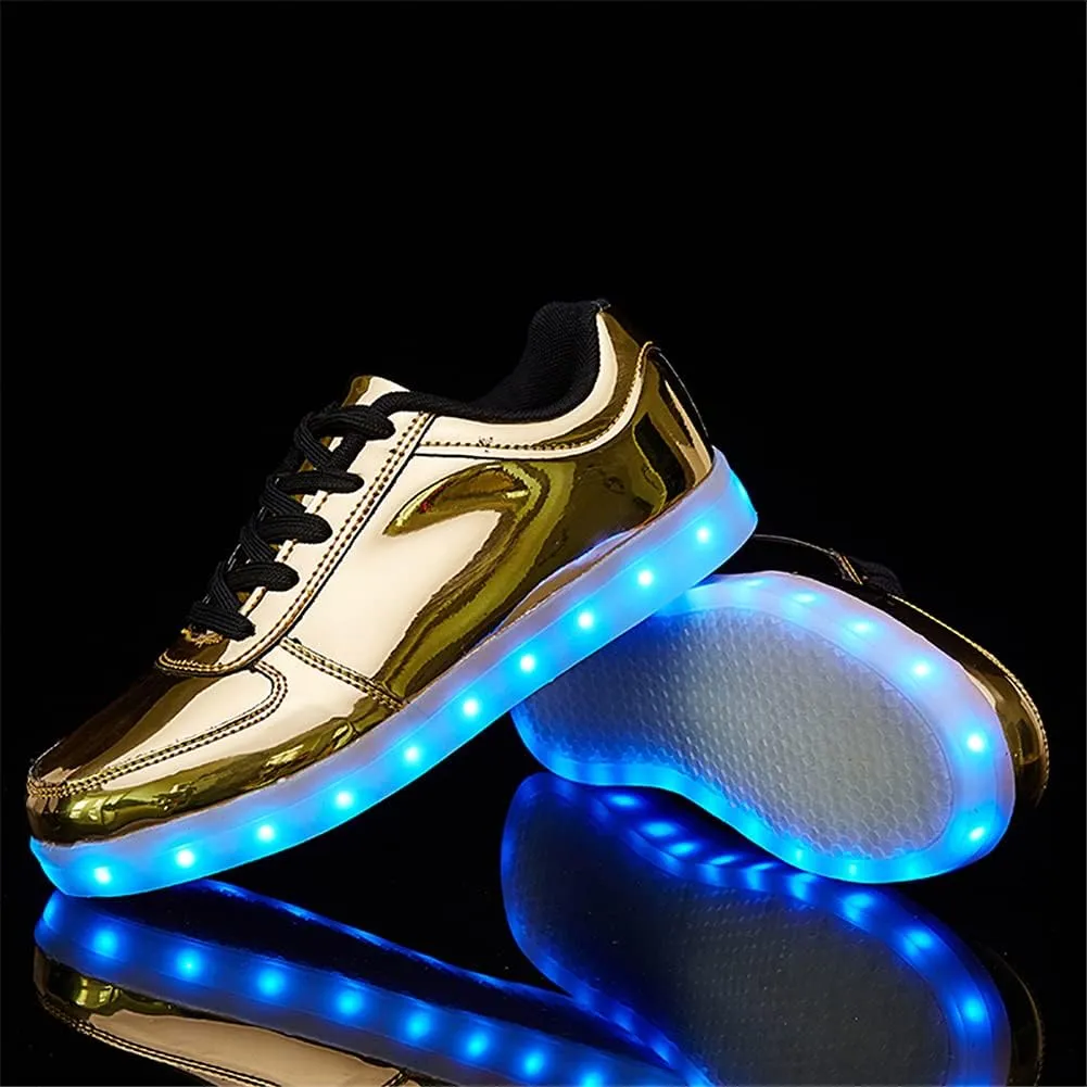 SANYES USB Charging Light Up Shoes Sports LED Shoes Dancing Sneakers
