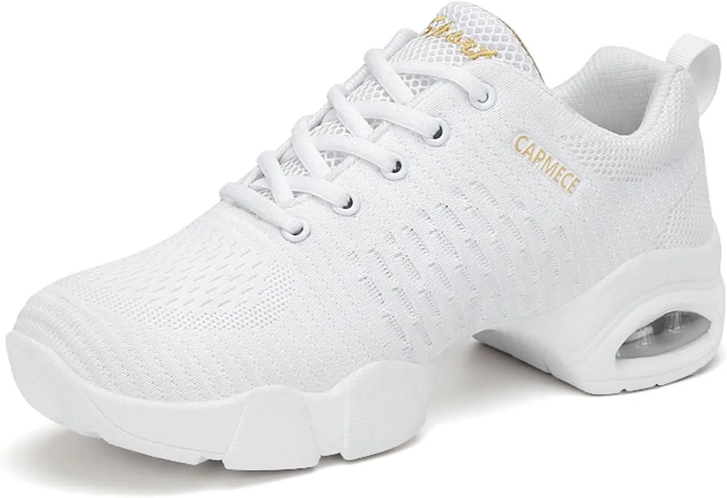 SECHRITE Womens Mens Jazz Dance Sneakers Lace Up Split Sole Dance Shoes
