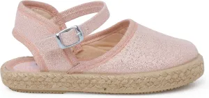 Shiny Espadrilles with Buckle