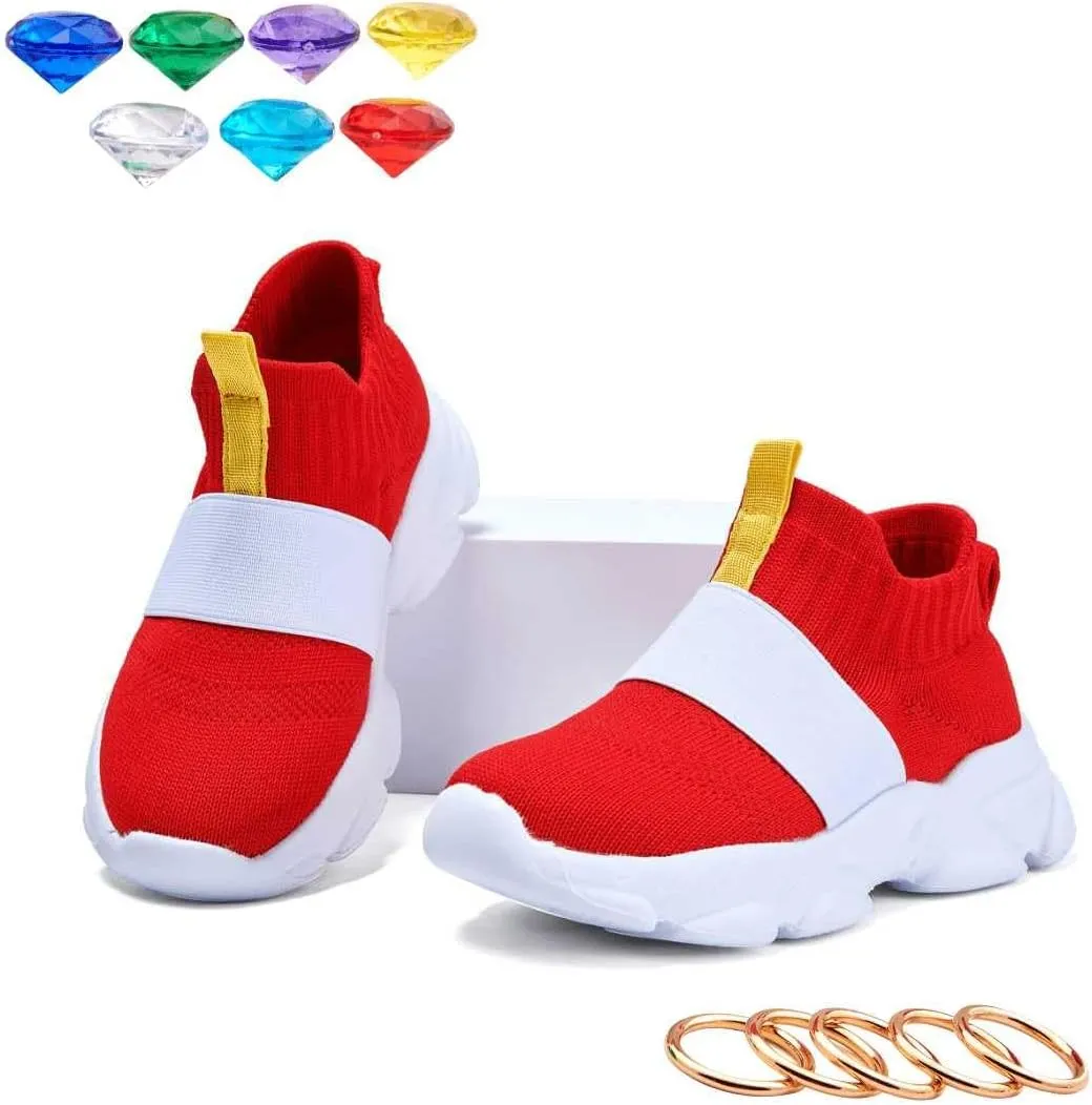 Shoes for Boys Girls Kids Children Red Running Walking Sneakers Tennis Shoes Birthday Party Gift