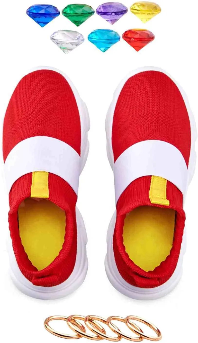 Shoes for Boys Girls Kids Children Red Running Walking Sneakers Tennis Shoes Birthday Party Gift