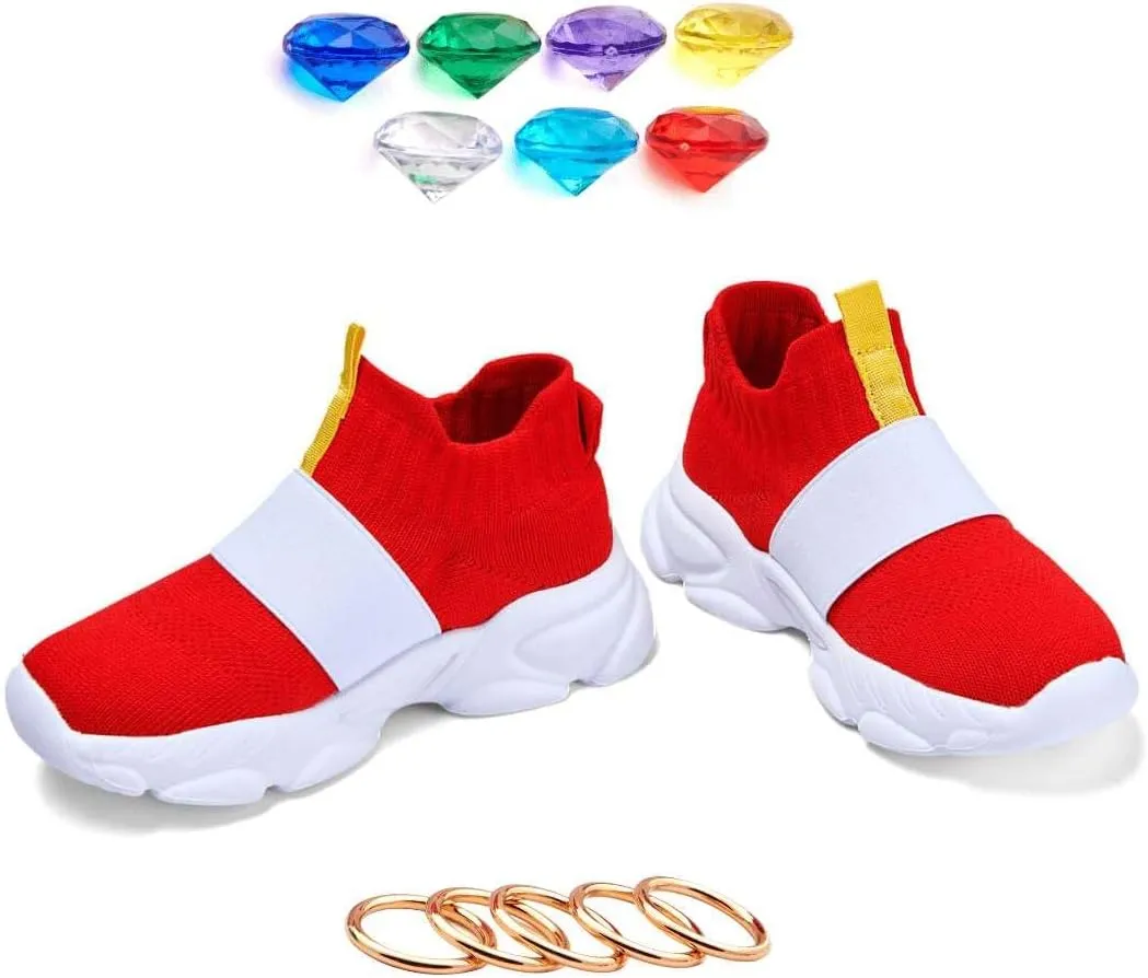 Shoes for Boys Girls Kids Children Red Running Walking Sneakers Tennis Shoes Birthday Party Gift