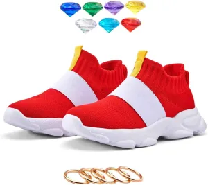 Shoes for Boys Girls Kids Children Red Running Walking Sneakers Tennis Shoes Birthday Party Gift