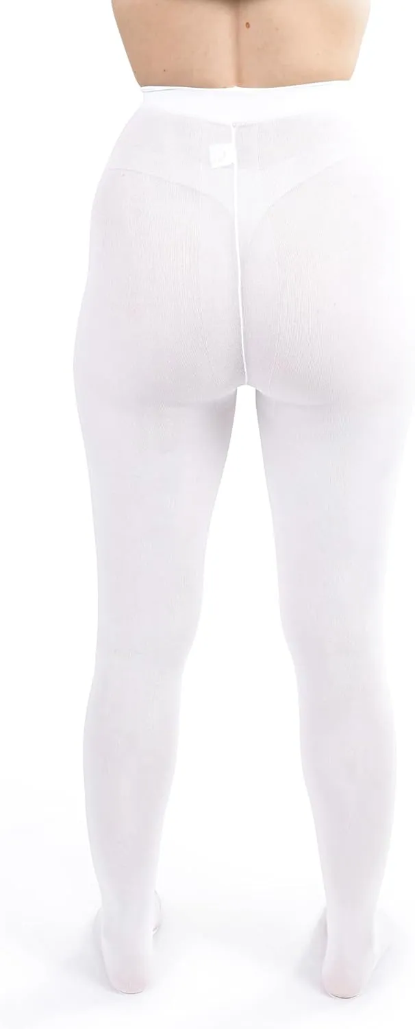Silky Toes Women's Opaque Tights 1 or 2 Pairs -Black White And Colored Tights for Women