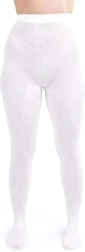 Silky Toes Women's Opaque Tights 1 or 2 Pairs -Black White And Colored Tights for Women