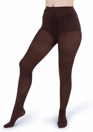Silky Toes Women's Opaque Tights 1 or 2 Pairs -Black White And Colored Tights for Women