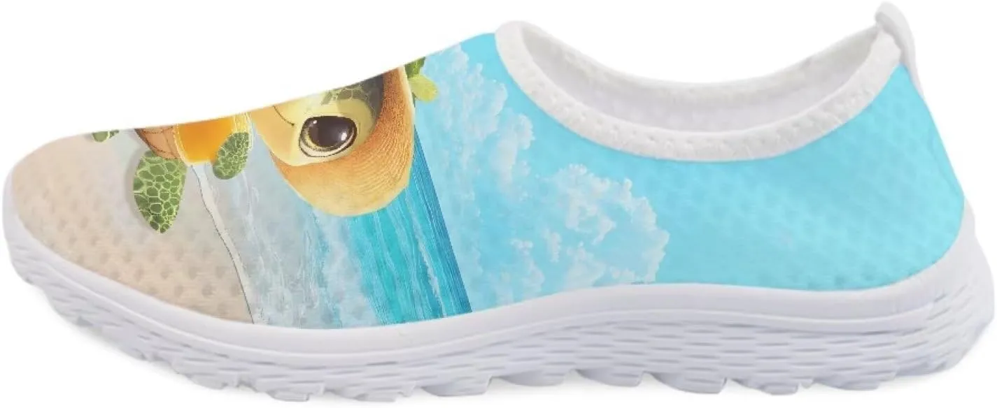 Slip On Walking Shoes for Womens Breathable Running Tennis Sneakers Comfort Anti-Slip Athletic Shoe for Travel Size 5.5-11.5 White Sole