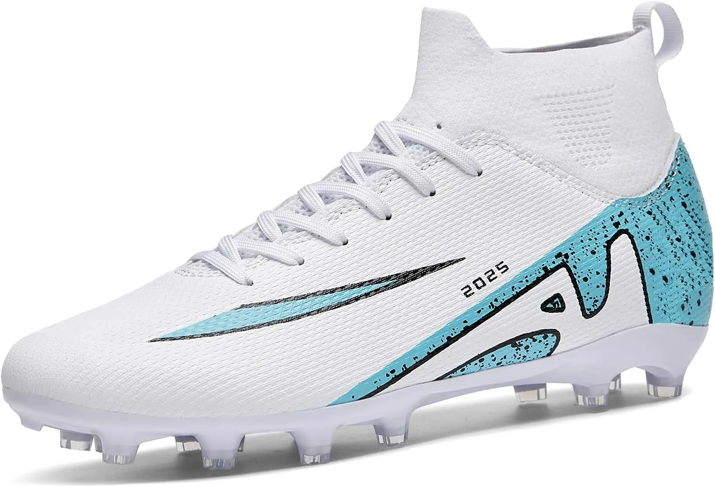 Soccer Cleats for Mens Womens Indoor Soccer Shoes Unisex Baseball Turf Shoes Youth Rugby Shoes Adult AG FG TF Football Boots Wide Training Sneaker