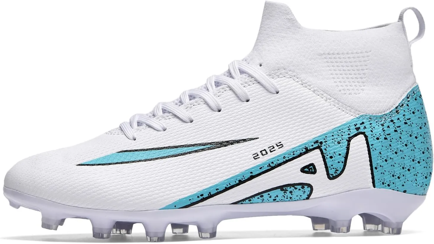 Soccer Cleats for Mens Womens Indoor Soccer Shoes Unisex Baseball Turf Shoes Youth Rugby Shoes Adult AG FG TF Football Boots Wide Training Sneaker